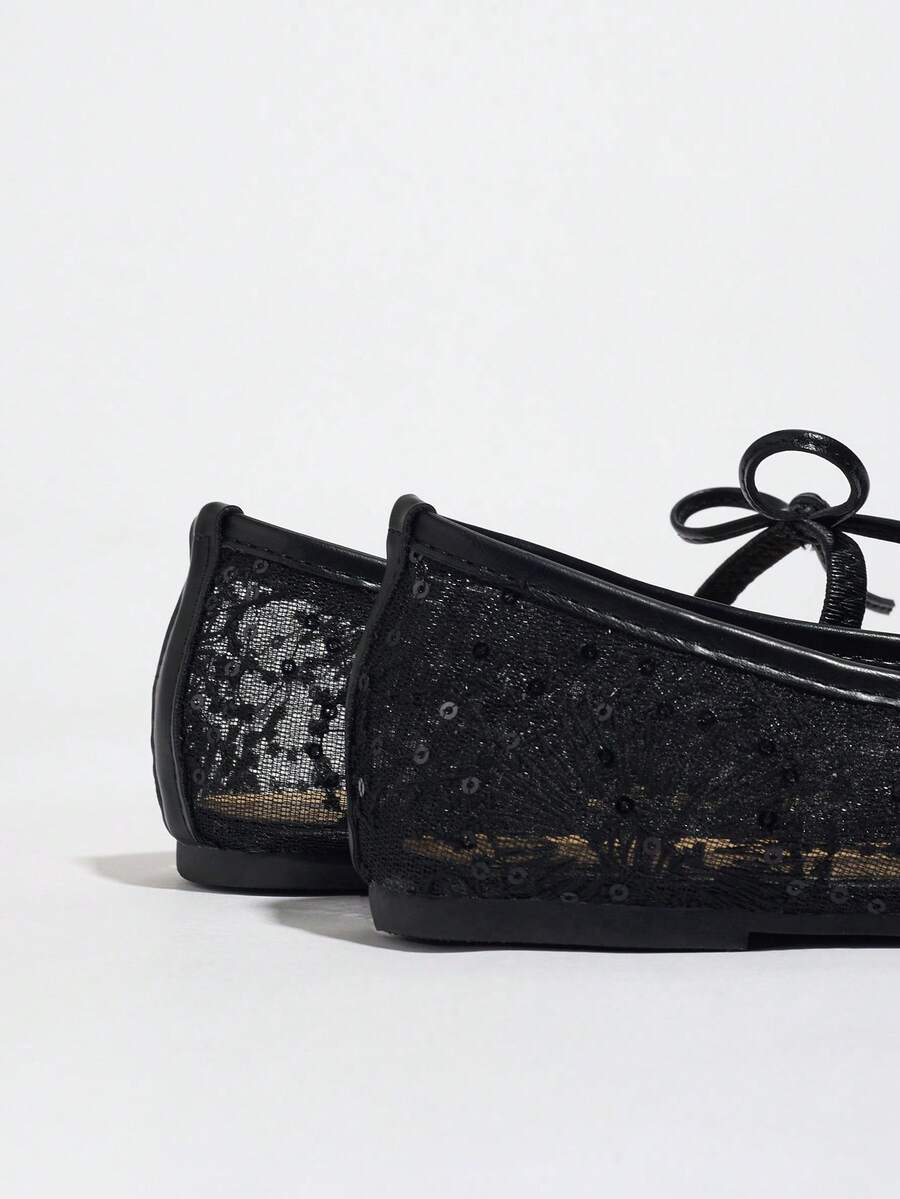 Elowen Lace Mary Jane Ballerina's