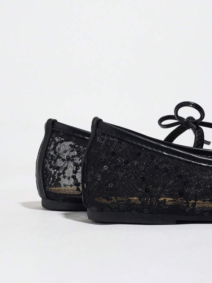 Elowen Lace Mary Jane Ballerina's