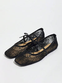 Elowen Lace Mary Jane Ballerina&