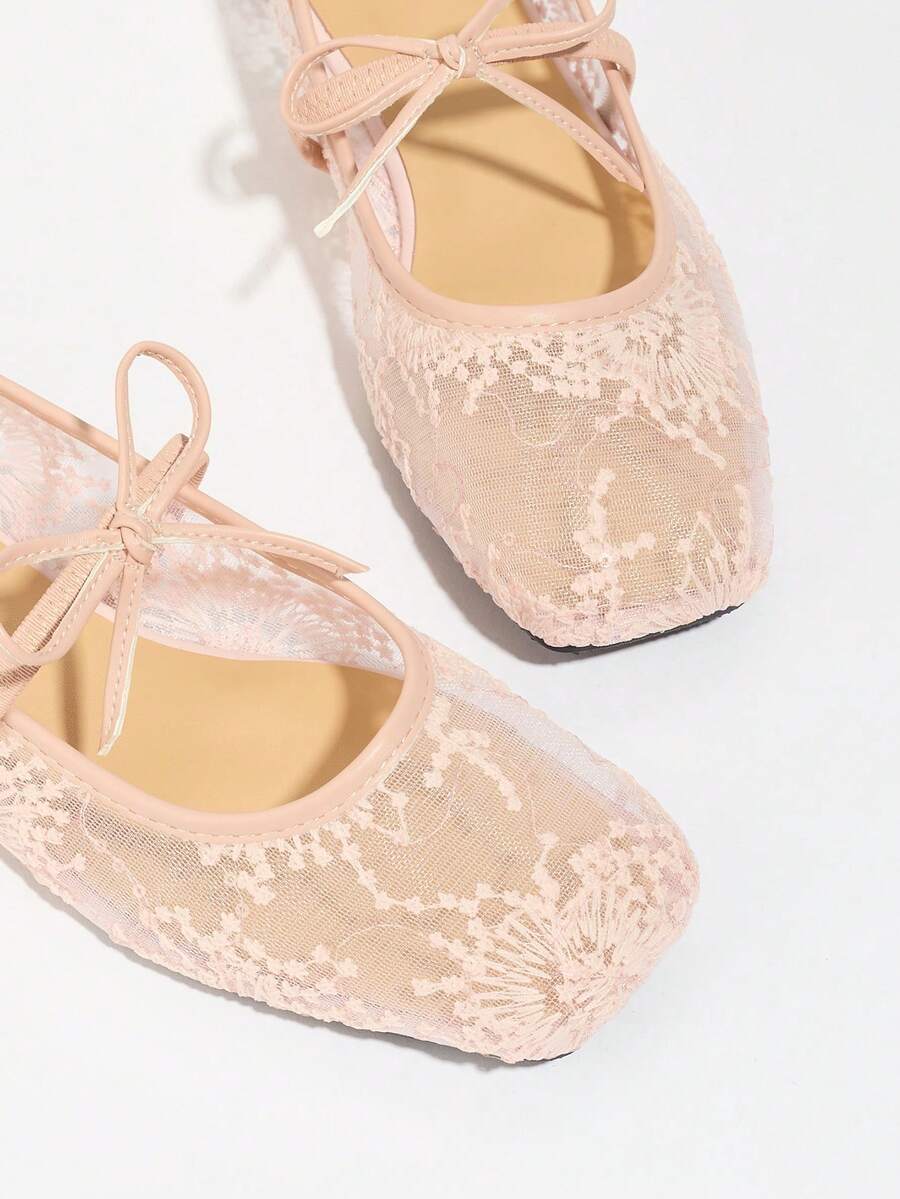 Elowen Lace Mary Jane Ballerina's