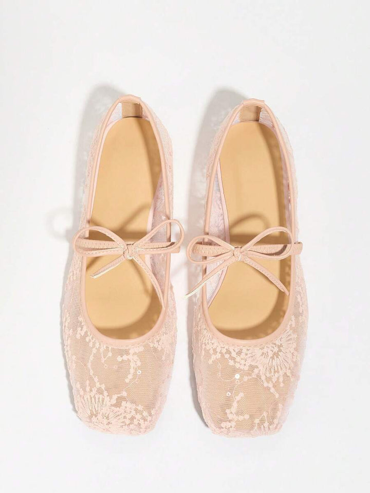 Elowen Lace Mary Jane Ballerina's