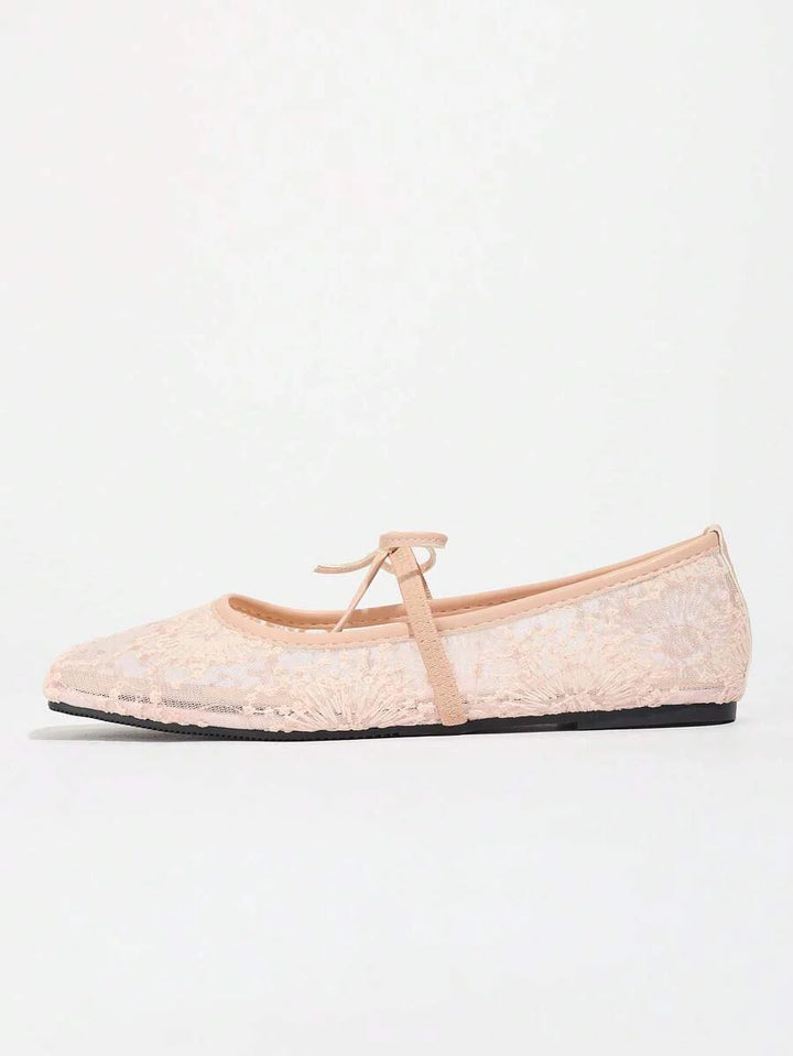 Elowen Lace Mary Jane Ballerina's