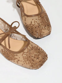 Elowen Lace Mary Jane Ballerina&