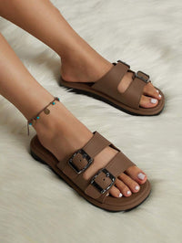 Soraya Buckle – Dubbele band comfortabele sandalen