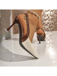 Celestine Sling – Tweekleurige Elegante Hakken