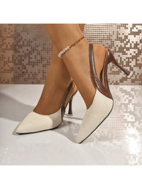 Celestine Sling – Tweekleurige Elegante Hakken