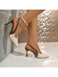 Celestine Sling – Tweekleurige Elegante Hakken