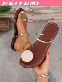 Kaelis Charm – Boho Statement Platte Sandalen
