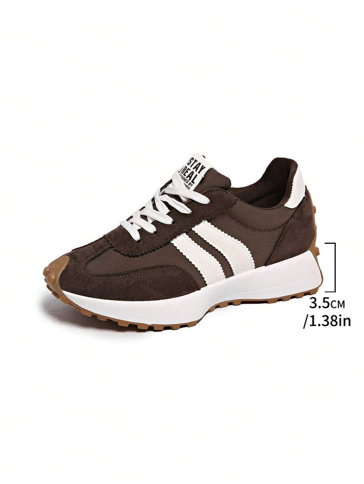 Sneakers met dikke zolen