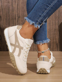 Riverton Court Retro Stripe Gum Sneakers