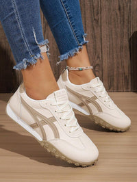 Riverton Court Retro Stripe Gum Sneakers