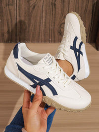 Riverton Court Retro Stripe Gum Sneakers