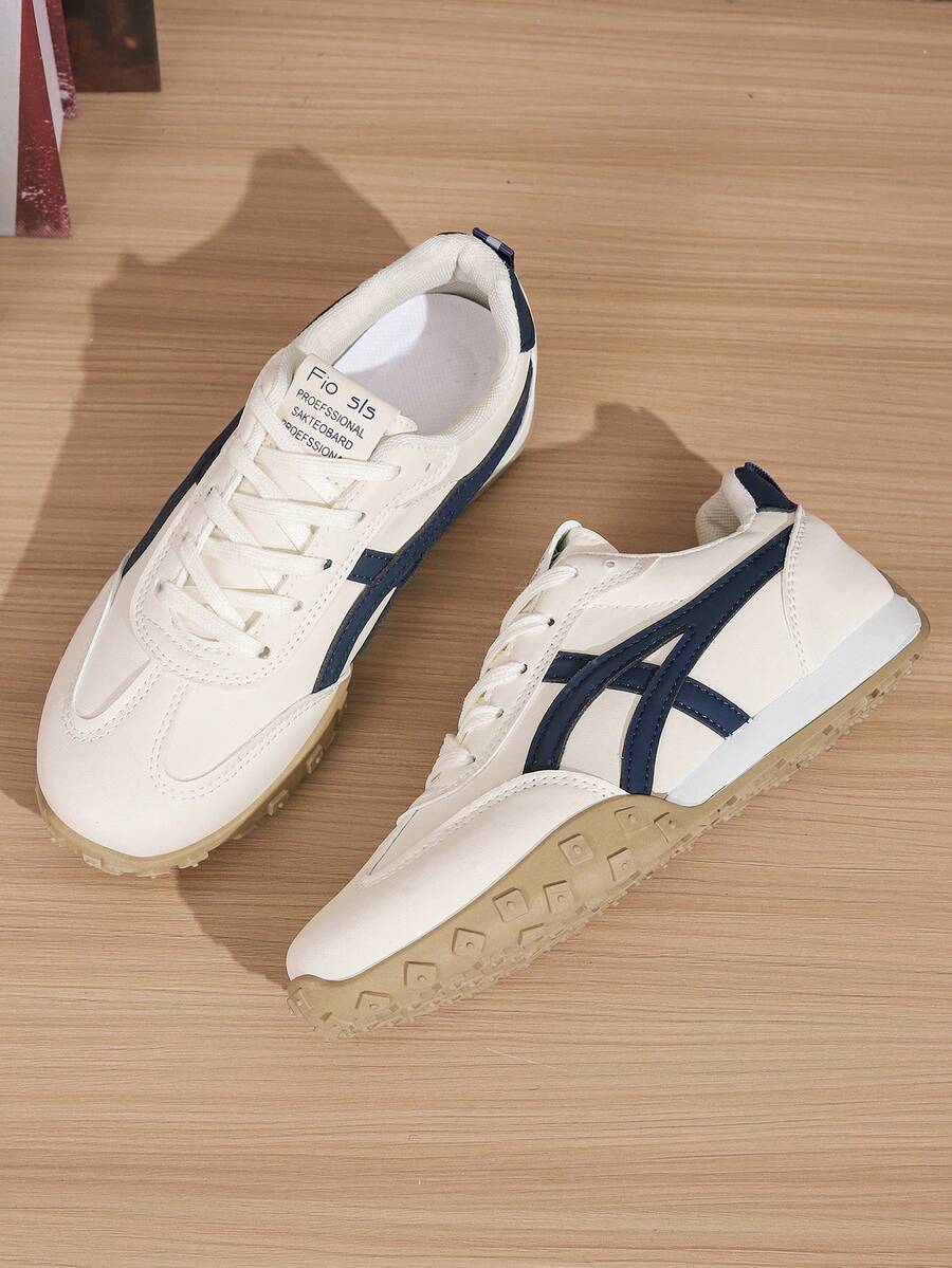 Riverton Court Retro Stripe Gum Sneakers