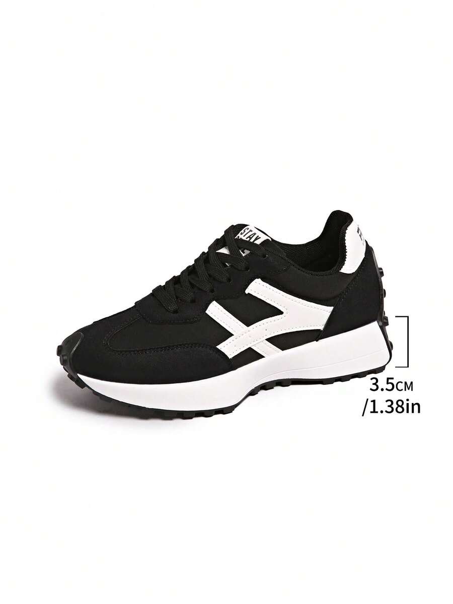 Sneakers met dikke zolen