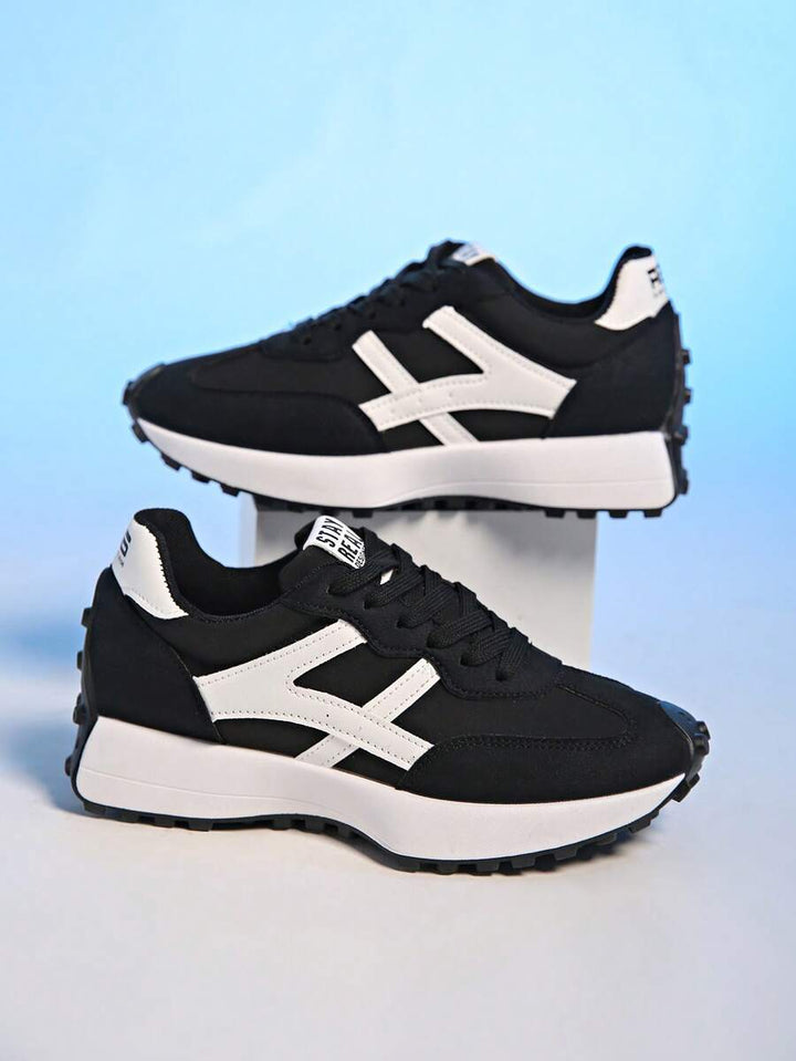 Sneakers met dikke zolen