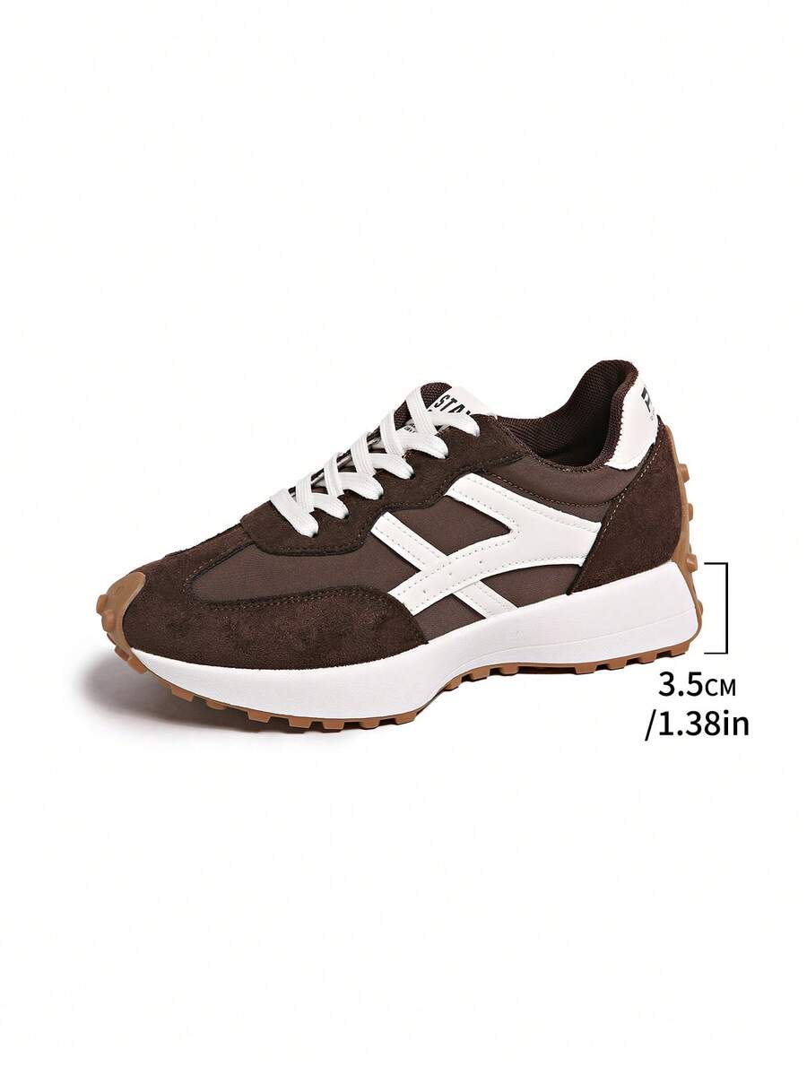 Sneakers met dikke zolen