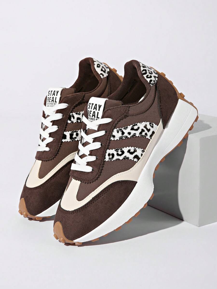 Sneakers met dikke zolen