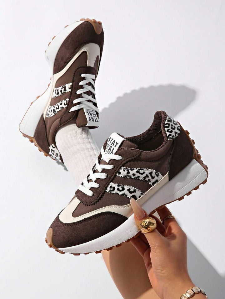 Sneakers met dikke zolen