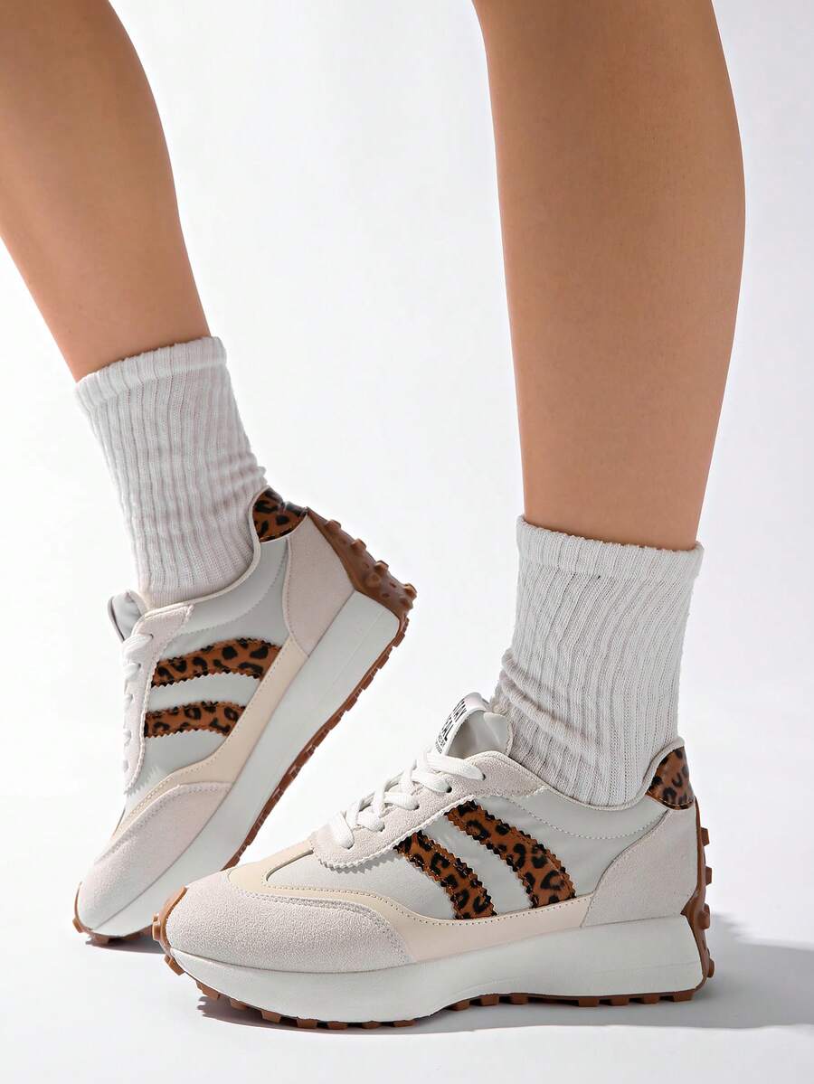 Sneakers met dikke zolen
