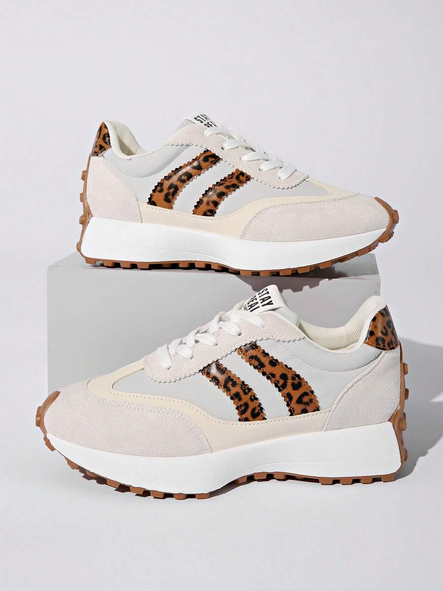 Sneakers met dikke zolen