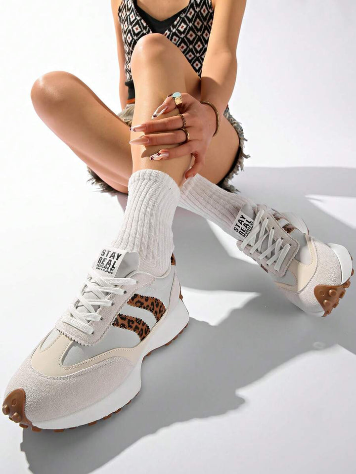 Sneakers met dikke zolen