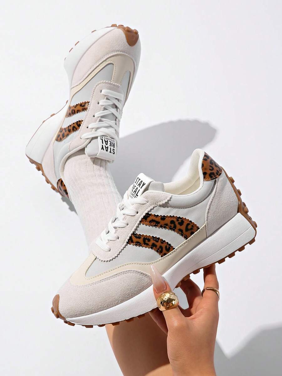 Sneakers met dikke zolen