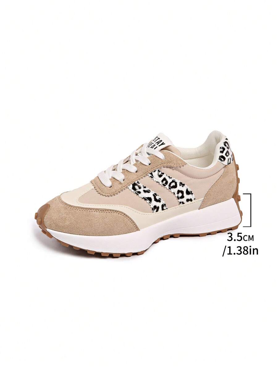 Sneakers met dikke zolen