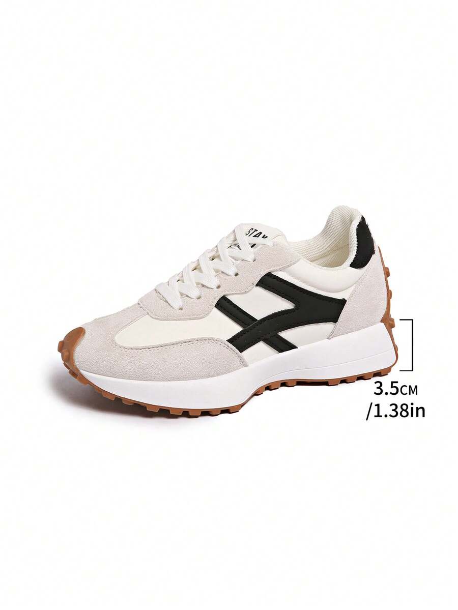 Sneakers met dikke zolen