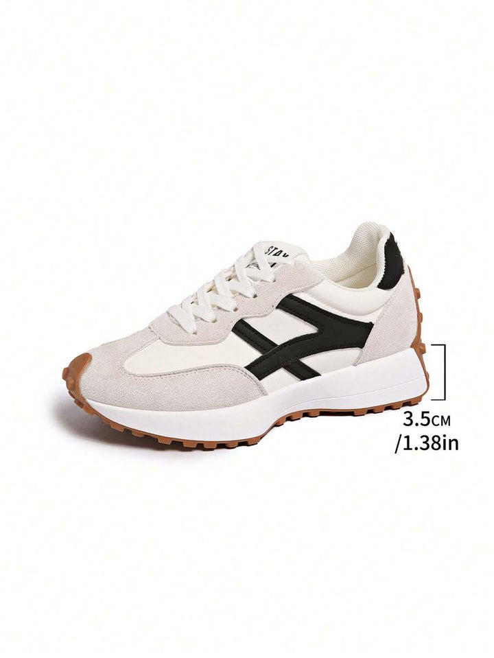 Sneakers met dikke zolen