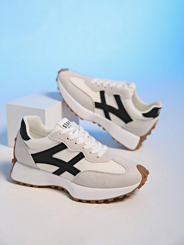 Sneakers met dikke zolen