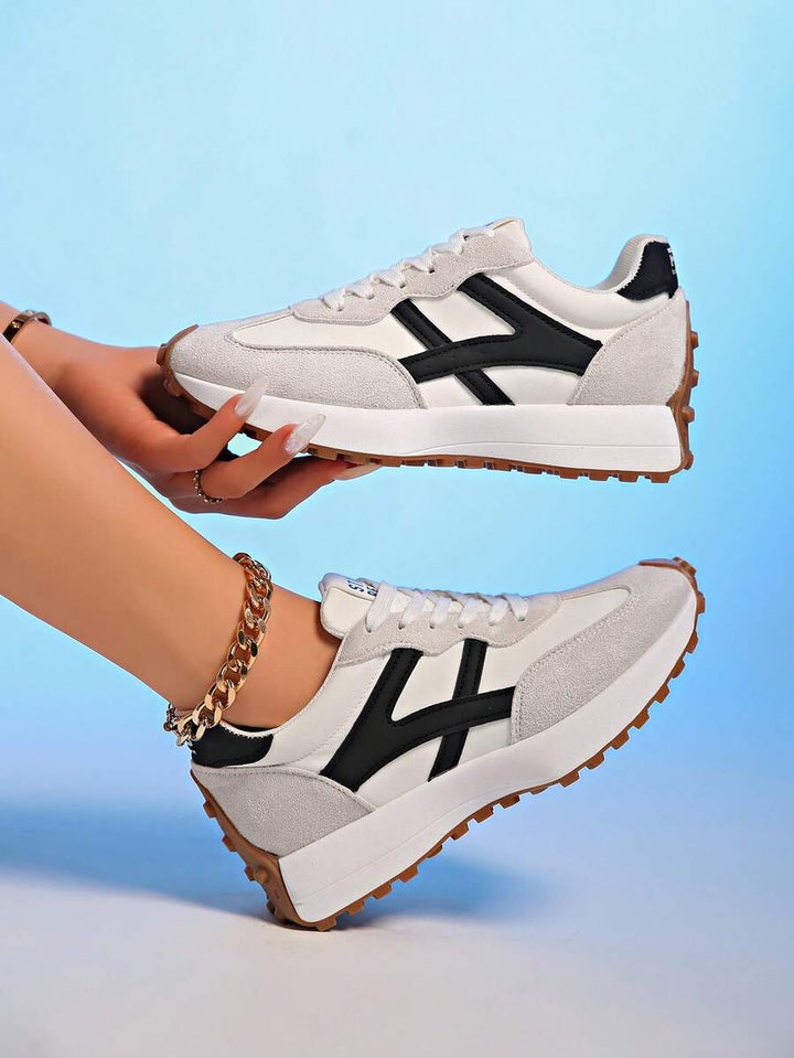 Sneakers met dikke zolen