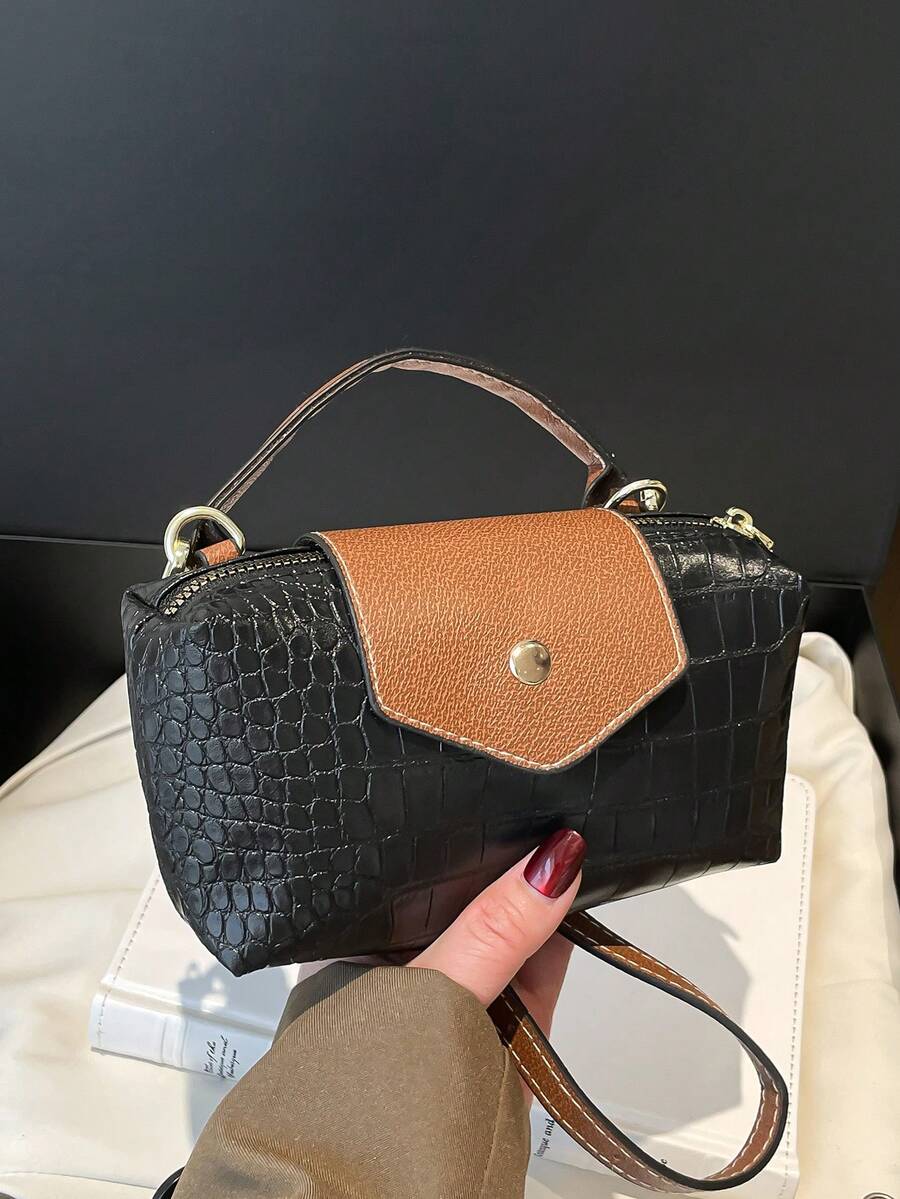 Women’s Mini Waterproof Nylon Contrast Bag