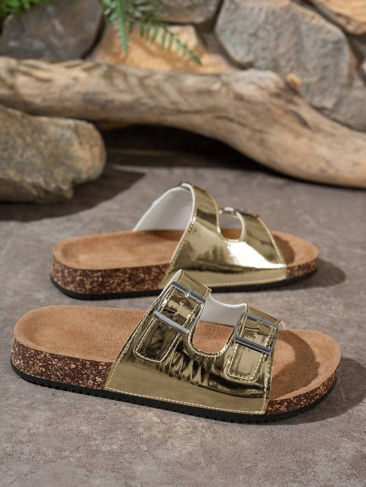Lunara Coast – Kurken Sandalen met Dubbele Gesp