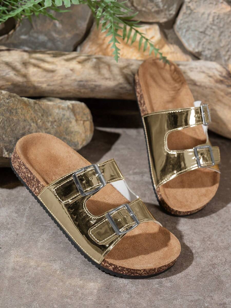 Lunara Coast – Kurken Sandalen met Dubbele Gesp