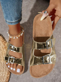 Lunara Coast – Kurken Sandalen met Dubbele Gesp