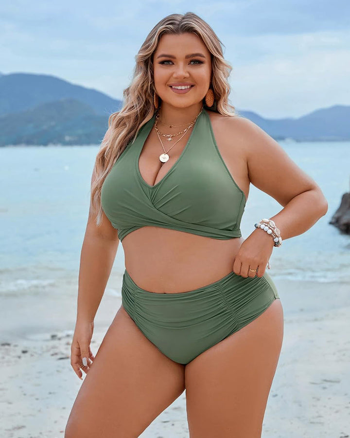 Buikcontrole Badpakken Bescheiden Hoge Taille Bikini Sets