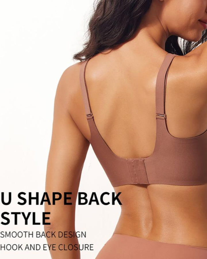 Jelly Draadloze Dames Comfortabele Push-up Beha