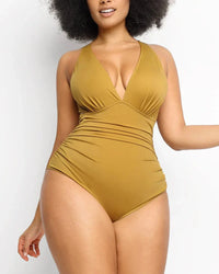 Smart Sculpt Badpak met buikcontrole voor dames