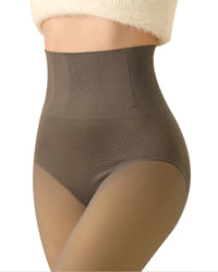 Pluche Warme Legging met Buikcontrole en Billiftend Effect