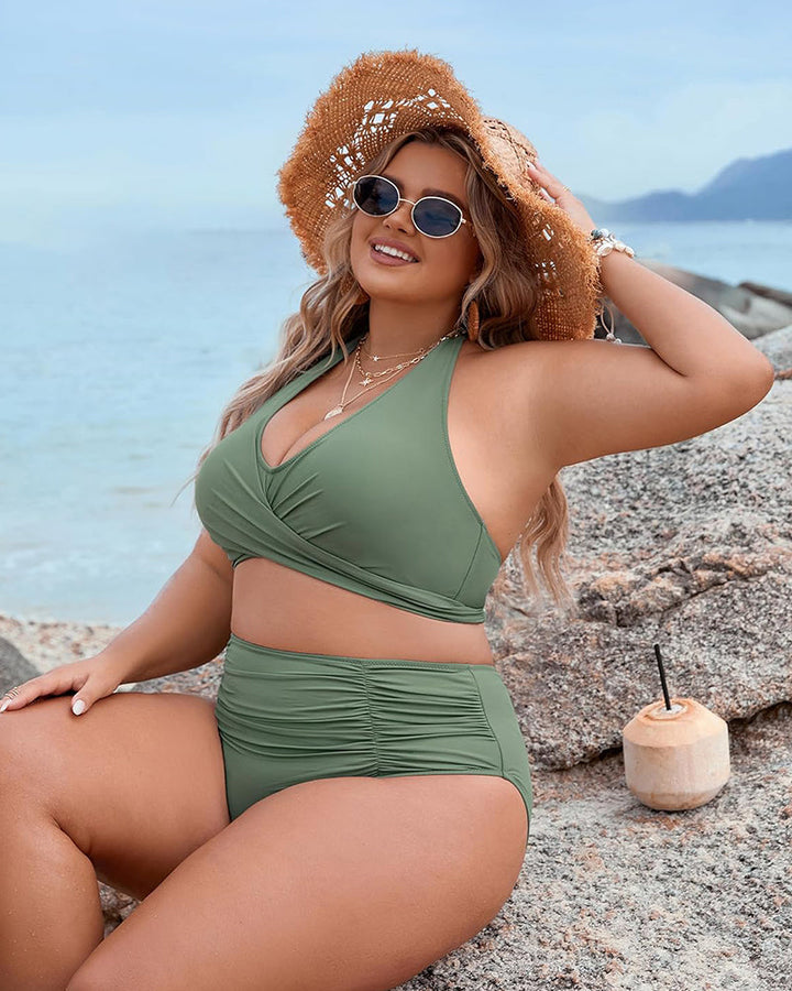 Buikcontrole Badpakken Bescheiden Hoge Taille Bikini Sets