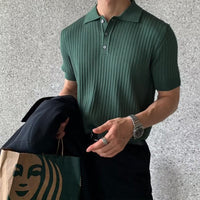 Arezzo Polo Shirt van geribd katoen