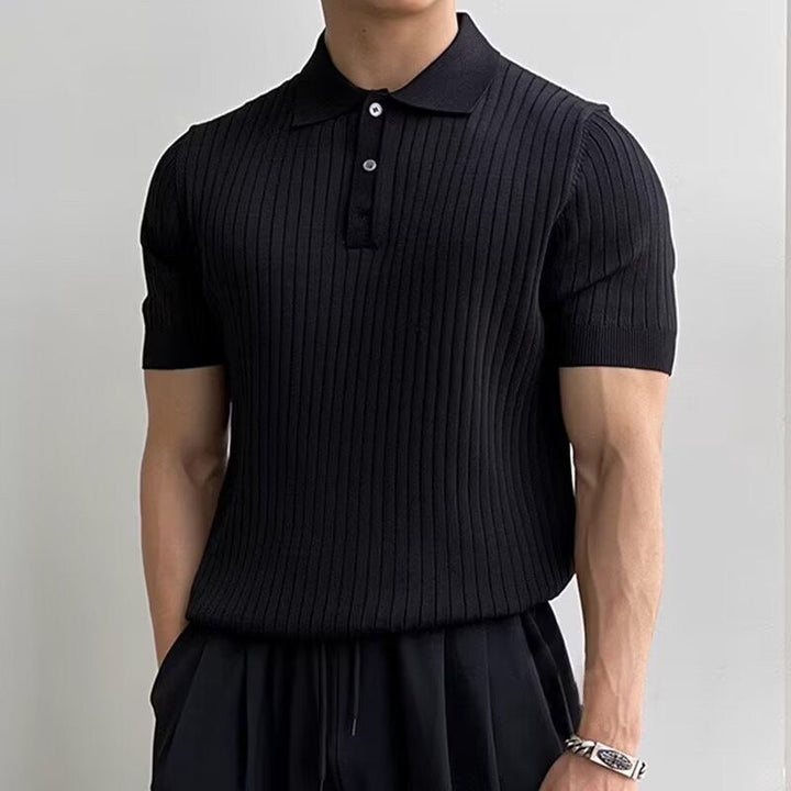 Arezzo Polo Shirt van geribd katoen
