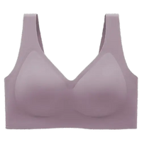 Naadloze Draadloze V-hals Jelly BH Tanktop