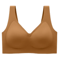 Naadloze Draadloze V-hals Jelly BH Tanktop