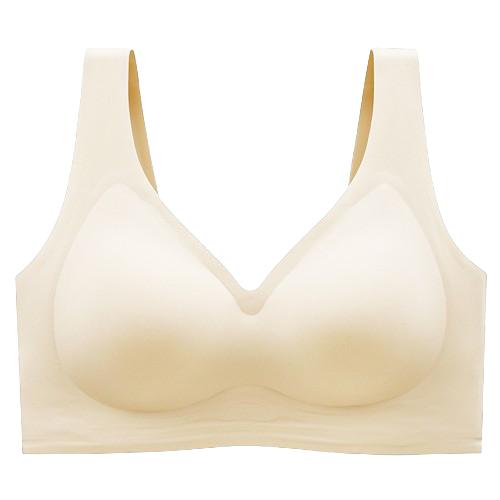 Naadloze Draadloze V-hals Jelly BH Tanktop