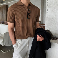 Arezzo Polo Shirt van geribd katoen