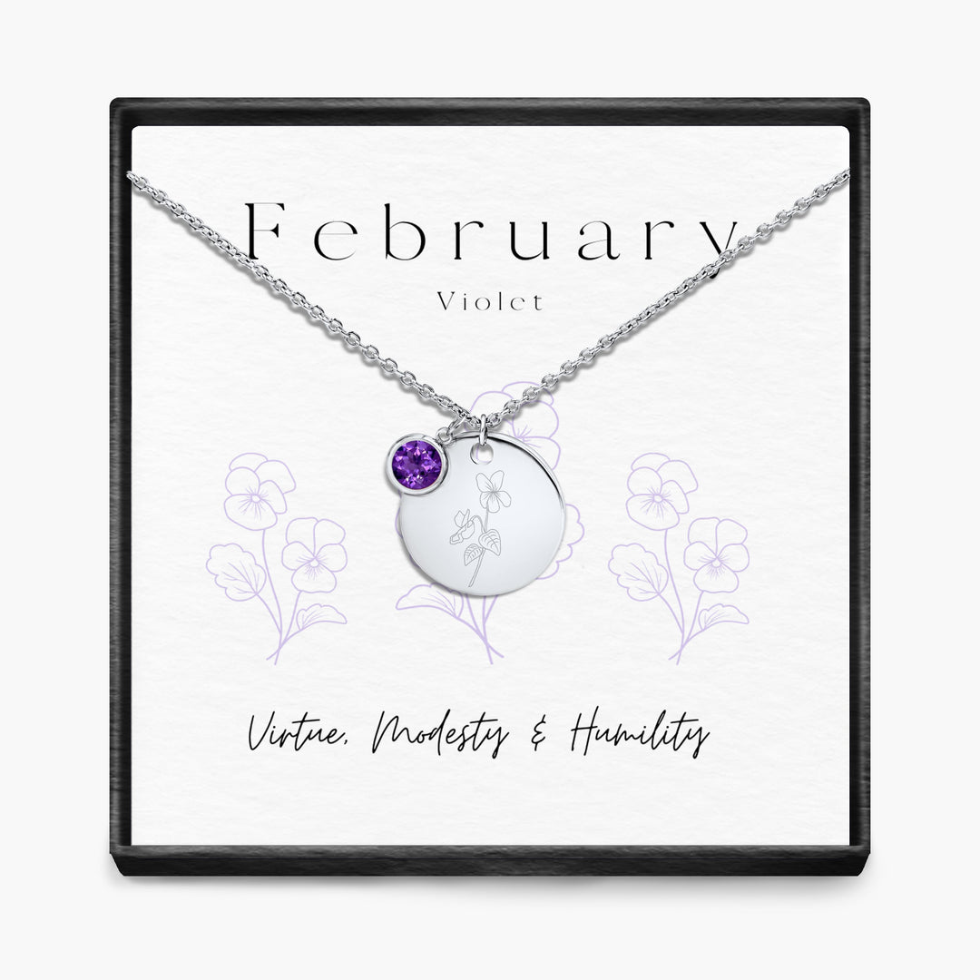 Geboortemaand hanger ketting