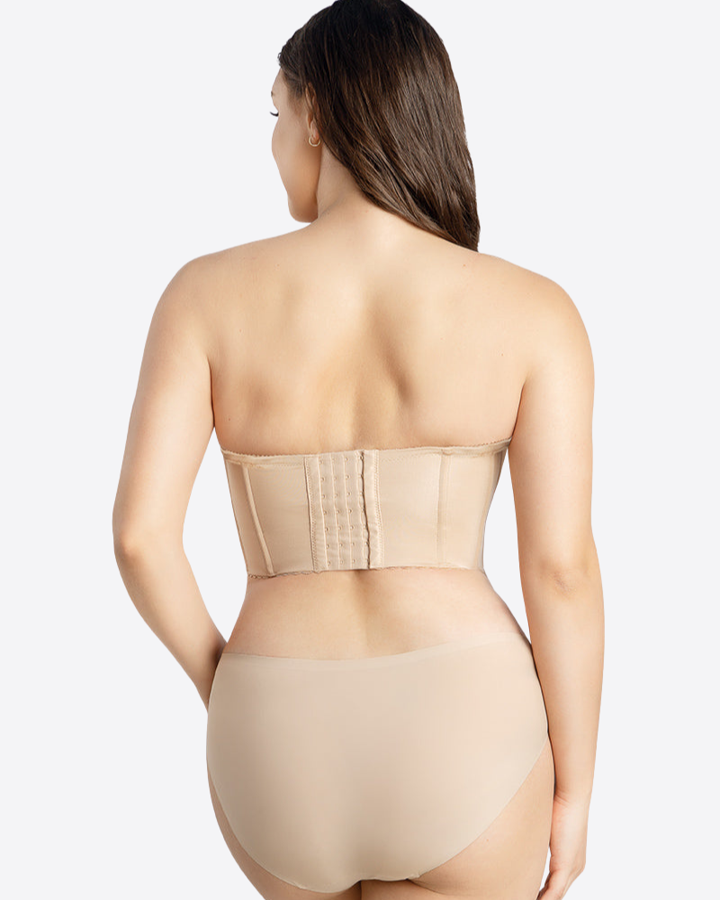 De Strapless Beha met Lage Rug