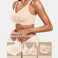 Naadloze Comfort Gladmakende Push-up BH