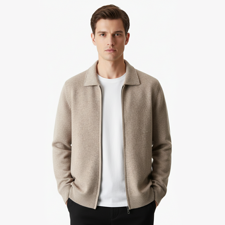 Luzern | Merino Vest met rits
